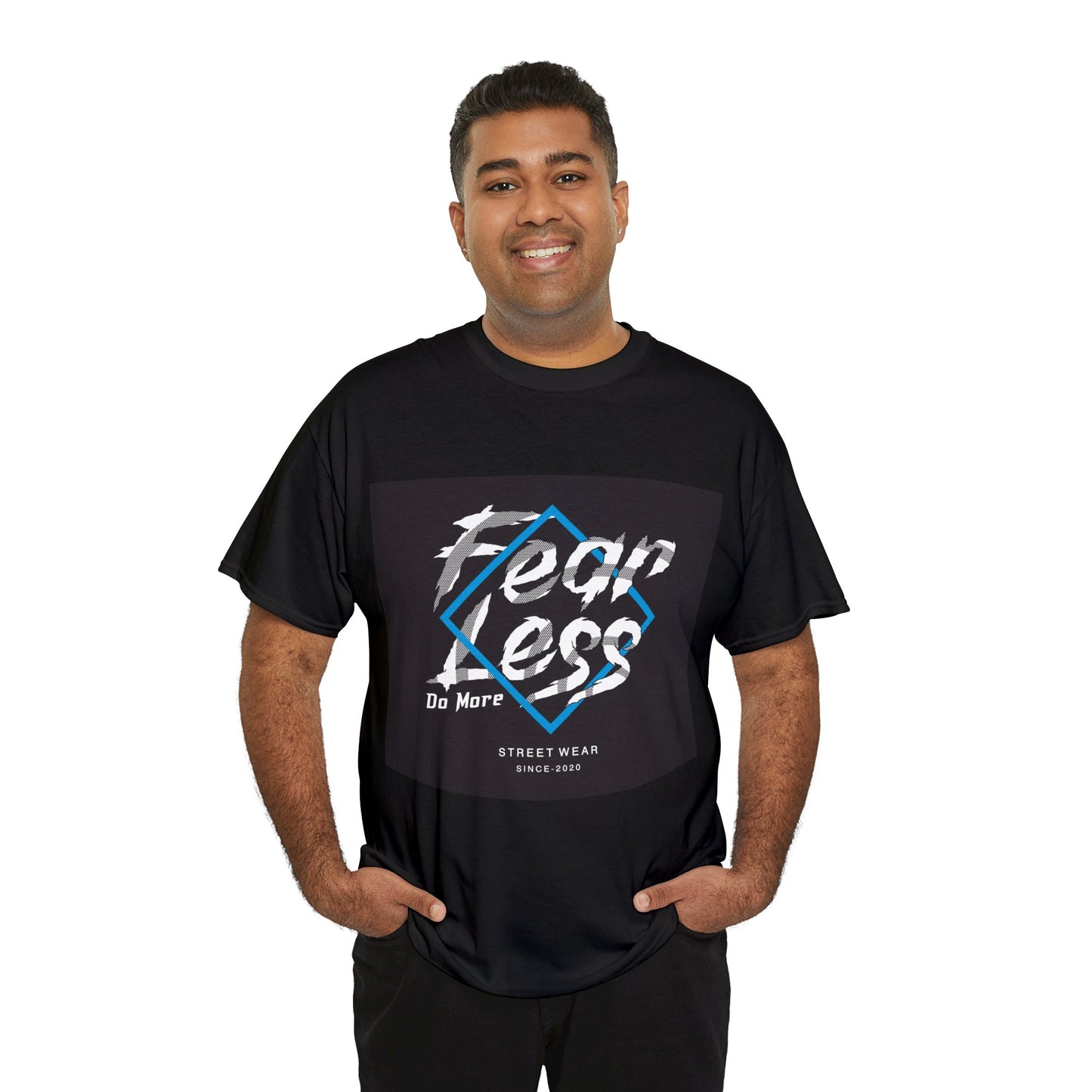 "Fear Less Do More" Camiseta de algodón pesado unisex
