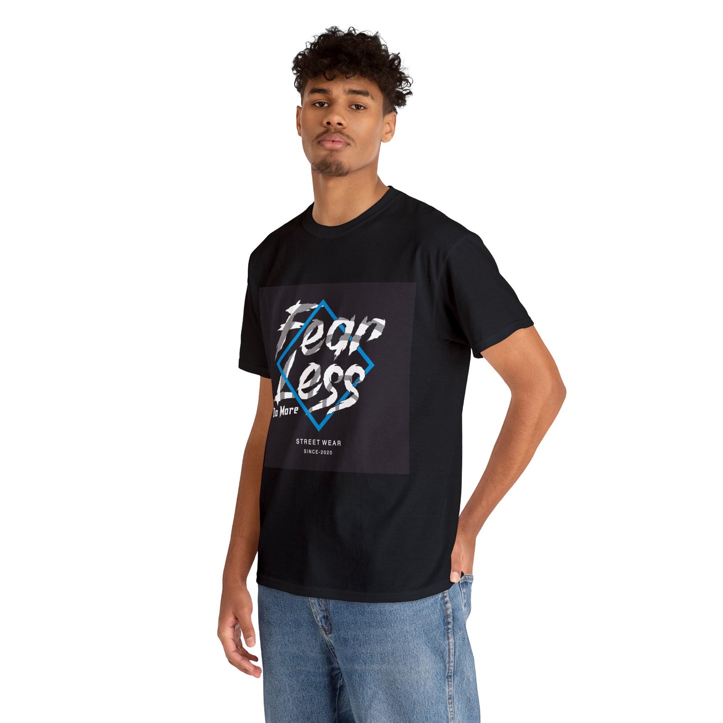 "Fear Less Do More" Camiseta de algodón pesado unisex