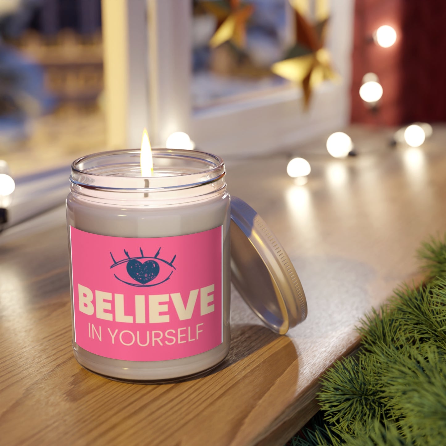 "BELIEVE IN YOURSELF" Scented Candle, 9oz