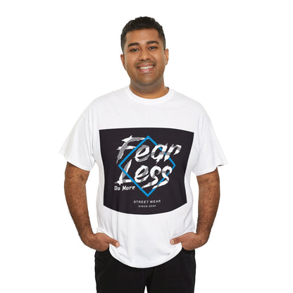 "Fear Less Do More" Camiseta de algodón pesado unisex