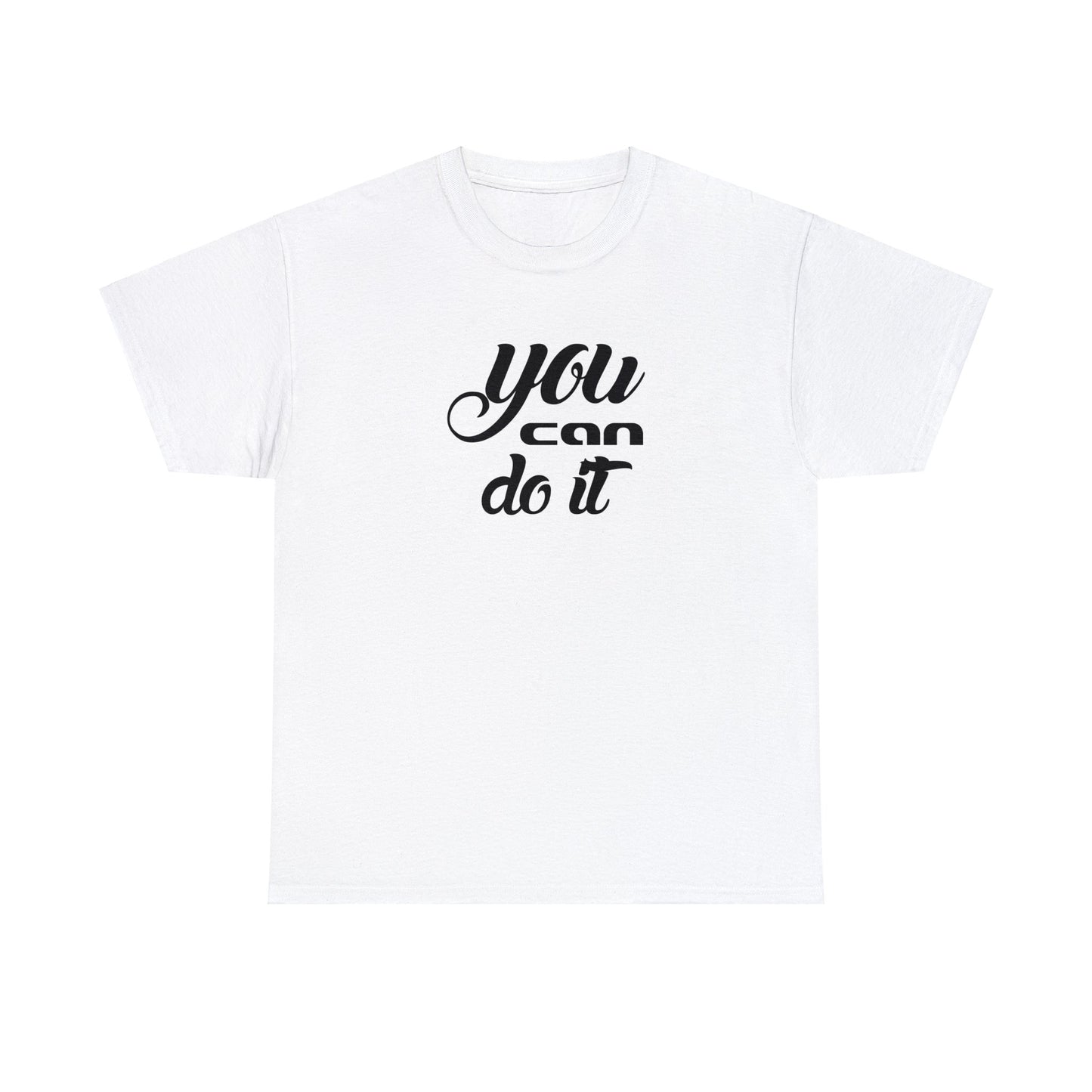 "puedes hacerlo" Camiseta de algodón pesado unisex
